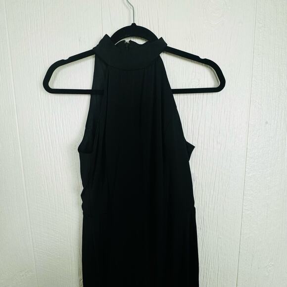 Alexia Admor Meghan Jumpsuit Black Size 8 NWT Classic Neutral Preppy Career Med - Picture 14 of 15